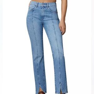 DL1961 Patti High Rise Straight Vintage Jeans in Sea View